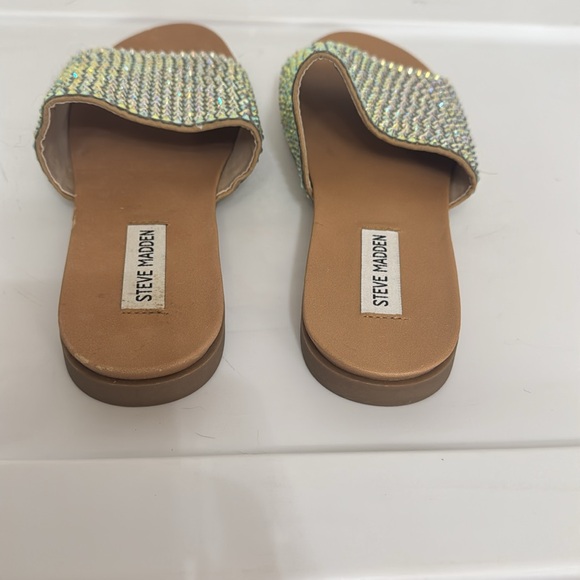 Steve Madden Crystal Embellished Sandals - Picture 4 of 8